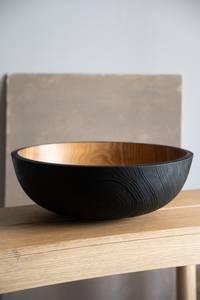 Bol en bois éco-responsable au design moderne, en résine de bois, fait main pour les fêtes à domicile, grandes et petites tailles, idéal pour servir soupes et aliments - Product Image 5