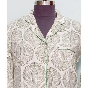 Handmade <b>Dress</b> For Women And Girls Indian Cotton Shirt Floral Print Long Night Gown Maxi Soft Comfortable Bridal Wrap Wholesale - Product Image 3