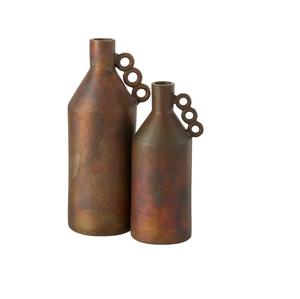 Vase en métal fait main finition cuivre antique, style nordique, ensemble de vases décoratifs pour centre de table, vente en gros - Product Image 1