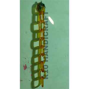 Cadena de eslabones de resina marrón, decoración para el hogar, adorno para colgar en la pared, cadenas de resina hechas a mano para sala de estar, accesorios de decoración de interiores - Product Image 6