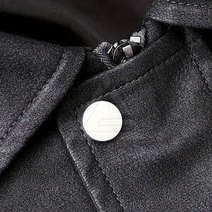 Men Leather Bomber <b>Jacket</b> Genuine Leather Casual <b>Zip</b> <b>Up</b> <b>Jacket</b> With Ribbed Functional Pockets And Comfortable Daily Wear - Product Image 4
