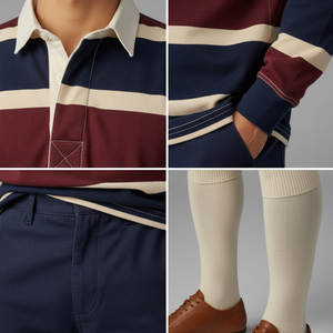 ชุดยูนิฟอร์มรักบี้พิมพ์ลายตามสั่งราคาโรงงาน ชุดเสื้อและกางเกงรักบี้สำหรับมืออาชีพ แห้งเร็ว ป้องกันแบคทีเรีย - Product Image 5