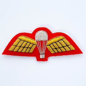 Badges brodés personnalisés faits main en métal et tissu avec fil de bullion, avec épingle de sûreté, pour décoration d'église, avec logo personnalisé, haute qualité - Product Image 6