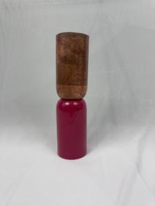 Support de bougie chauffe-plat rustique en bois massif, artisanal et luxueux, pièce maîtresse décorative pour salon, personnalisable, cadeaux d'anniversaire en promotion - Product Image 2