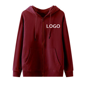Sudadera con Capucha y Bolsillos con Cremallera, Personalizable con Logotipo, 300gsm, Primavera y Otoño, Sudadera Premium Informal - Product Image 1