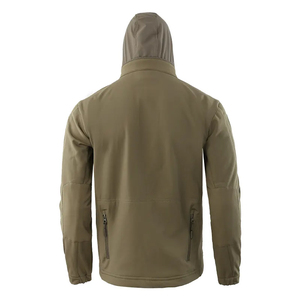 Veste de chasse camouflage en tissu respirant imperméable de couleur personnalisée pour hommes, design de logo personnalisable, veste de haute qualité - Product Image 2