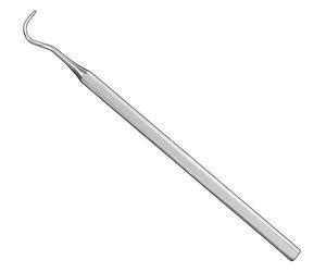 Escalador dental de acero inoxidable de un solo extremo, instrumento quirúrgico dental, fuente de alimentación manual, precios competitivos - Product Image 1