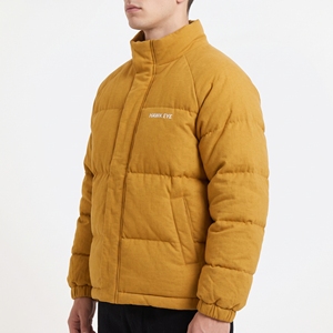 Chaqueta de Invierno para Hombre Hawk Eye, con Cuello Alto, Cierre de Cremallera, Relleno Grueso de Poliéster, Abrigo Informal - Product Image 2