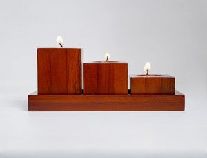 Wooden <b>Tealight</b> Candle Holders for Home Decor Handmade Decorative Candle Stand for Diwali Festive Gifting - Product Image 5