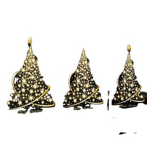 Impression laser personnalisée arbre de Noël fenêtre s'accroche <span class=keywords><strong>autocollant</strong></span> statique pour bricolage mur fenêtre porte <span class=keywords><strong>vitrine</strong></span> - Product Image 1