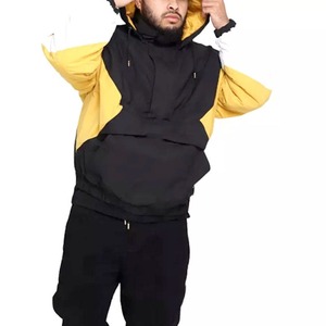Custom <b>Lightweight</b> <b>Waterproof</b> Zip-Up Windbreaker <b>Jacket</b> for <b>Men</b> Windproof Zipper Casual Winter Coat Loose Fit Regular Sleeve - Product Image 1