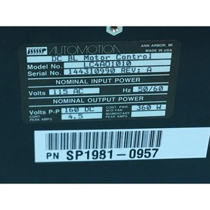 ระบบควบคุมมอเตอร์ไฟฟ้ากระแสตรง Automotion LC4AO1010, ATS, Sub - อุปกรณ์และอะไหล่เซมิคอนดักเตอร์ระดับโลกที่เชื่อถือได้ - Product Image 6