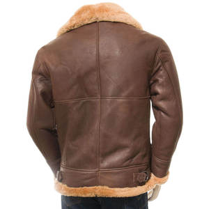 Oem Odm Sheepskin <b>Leather</b> Fashion <b>Jacket</b> Custom Made Luxury Outerwear With Superior Comfort And Style - Product Image 3