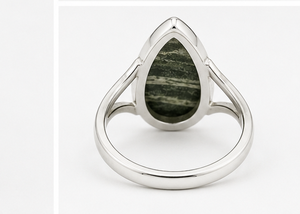 Anillo de Jaspe Natural en Plata de Ley, Lote al por Mayor, Precio al por Mayor, Anillo de Piedra Preciosa de Jaspe, Joyería de Plata Hecha a Mano, Estilo Boho para Mujer - Product Image 2