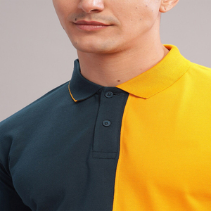 เสื้อโปโลชาย แขนสั้น ระบายอากาศดี สไตล์ลำลอง สำหรับกอล์ฟ  รับผลิตแบบ OEM ลายทาง  ยูนิเซ็กซ์ เหมาะสำหรับชุดทำงาน - Product Image 3