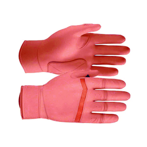 Hot Sale OEM Custom High Grip Professional Batting <b>Glove</b> Manufacturers High Quality Red Sheepskin <b>Baseball</b> <b>Gloves</b> - Product Image 2