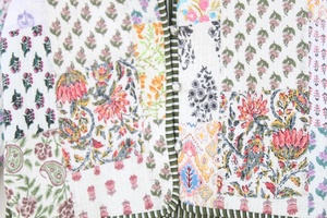 New Arrival Color Handmade <b>Patchwork</b> <b>Jackets</b> Indian Handmade Patch Work <b>Jackets</b> Coats Boho Quilted <b>Jacket</b> for Women - Product Image 6