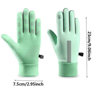 Gants de ski chauds antidérapants pour l'hiver, pour femmes et hommes, gants de cyclisme épaissis pour l'extérieur, compatibles avec les écrans tactiles, gants de conduite antidérapants - Product Image 6