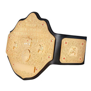 Cinturón de Campeonato Mundial de Peso Pesado Big Gold para Adultos, Cuero Vacuno con Hebilla de Diseño 3D en Aleación, Personalizable, Impermeable, con Logotipo Personalizado - Product Image 6