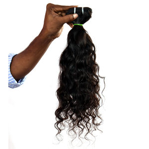 OMKV 2020 alta calidad Indio Natural Premium máquina doble trama virgen Remy extensiones de cabello 100-110g cabello humano - Product Image 3