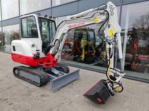 Miniexcavadora Takeuchi, Excavadora Compacta de Orugas para Jardinería, Construcción de Caminos y Granjas - Product Image 6