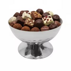 Bol de rangement de cuisine en métal, bol de service en acier inoxydable pour bonbons, fruits secs et snacks - Product Image 5