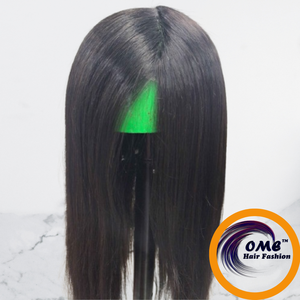 Perruque en cheveux humains longue, densité 130 %, grande taille de bonnet, noire naturelle, avec dentelle frontale, cheveux Remy - Product Image 3