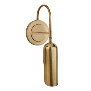 Metal Wave Antique Brass Cone <b>Wall</b> Lamp Contemporary Easy to Install and Maintain Model 10332 for <b>Bedside</b> <b>Lighting</b> - Product Image 6