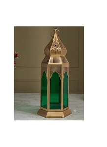 New Handmade Vintage Moroccan Lantern with <b>Red</b> Glass Panels Customized Design Eco-Friendly for Home Decoration - Product Image 4