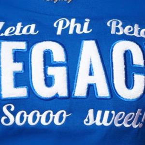 เสื้อยืด Zeta Phi Beta Legacy Blue Chenille สำหรับผู้หญิง ปักลายสมาคมนักศึกษาหญิง ดีไซน์ทันสมัย สวมใส่สบาย เนื้อผ้านุ่มพรีเมียม - Product Image 4