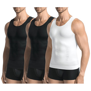 Men Body Shaper Slimming Tank Top <b>Compression</b> Vest Tummy Control Abdomen <b>Underwear</b> Seamless Body Shaper Fitness Shirt - Product Image 1