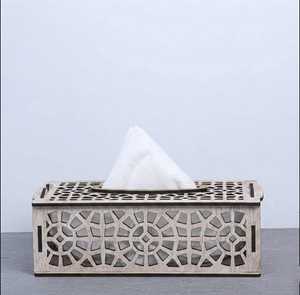 Luxury Antique Gold Tissue <b>Box</b> Holder Carved Metal Napkin Case for Home & Hotel Decor - Product Image 4