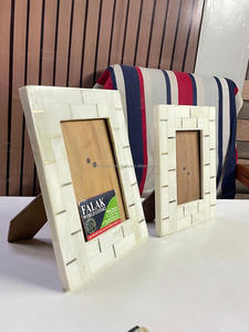 FALAK WORLD EXPORT โต๊ะไม้ MDF น้ำหนักเบา งานฝีมือวินเทจ พิมพ์ลายดิจิตอล 2 สี สำหรับตกแต่งบ้านและสำนักงาน - Product Image 3