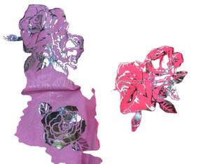 ดีไซน์เนอร์แบบยาวผ้าพันคอผ้าไหมแฟนซีสีชมพูสดใสพร้อมพิมพ์ลายดอกไม้สวยงามสำหรับสวมใส่ประจำวันสินค้าส่งออกจำนวนมาก - Product Image 2