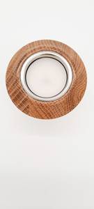 Natural Solid Wood Tea Light Holder Modern Geometric Candle Stand for Living Room and Dining <b>Table</b> <b>Decor</b> - Product Image 3