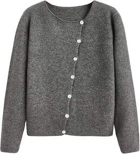 Pull en tricot épais surdimensionné pour femmes, pull chaud d'hiver, coupe ample élégante pour femmes - Product Image 1