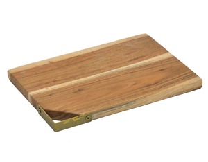 Planche à découper rectangulaire avec boucle de suspension, surface épaisse et durable pour une découpe facile, un service pratique et une utilisation quotidienne en cuisine - Product Image 2