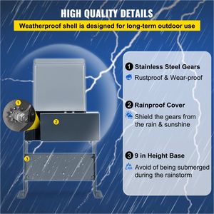 Apri Cancello Scorrevole Modello Base AC600 da 1400 Libbre con 2 Telecomandi, Velocità di Movimento 43 Piedi al Minuto per Cancelli da 1800 Libbre - Product Image 5