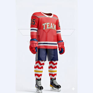 Uniforme de hockey sur glace de qualité supérieure pour les sports d'équipe, sublimation, coupe ample, vêtements décontractés, meilleur prix - Product Image 2