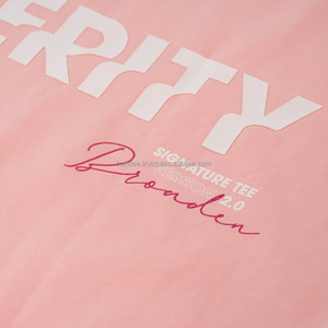เสื้อยืดคอวีผู้ชาย ผ้าสแปนเด็กซ์/คอตตอน แขนสั้น ผ้าถัก พิมพ์ลายดิจิทัล สกรีนโลโก้ได้ ไซส์ใหญ่ ทรงเข้ารูป - Product Image 3