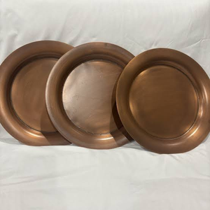 จานรองทองแดงสำหรับงานเลี้ยงอาหารค่ำ คุณภาพดีที่สุด ราคาถูกที่สุด - Product Image 3