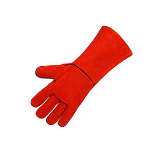 ถุงมือเชื่อมทิกหนังวัวแท้คุณภาพพรีเมียม SAFETY SPECTRUM รุ่นวินเทจ ปรับแต่งสีโลโก้ได้ เป็นมิตรต่อสิ่งแวดล้อม ระบายอากาศได้ดี ป้องกันโลหะหลอม - Product Image 5