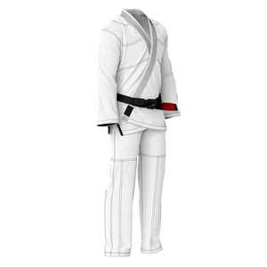 Kimono de BJJ para Hombre, para Entrenamiento de Judo, Blanco, Corte Regular, Uniforme de Artes Marciales para Adultos, Fabricante de Kimonos de Jiu Jitsu Personalizados - Product Image 2