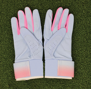 Gants de frappe de baseball durables avec coutures renforcées, rembourrés et dotés d'une sangle réglable pour un contrôle et un confort optimale lors des frappes. - Product Image 2