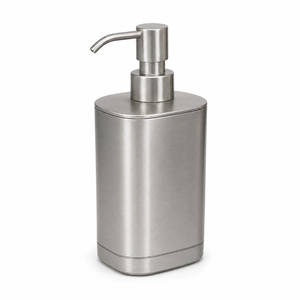 Dispensador de Jabón Metálico Antiguo al por Mayor, Botella Vintage con Grabado de Lirio Cala para Jabón Líquido, Bomba de Loción de Lujo con Acabado en Peltre - Product Image 2