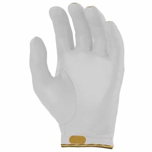 Gants de golf DARIB IMPEX en cuir de chèvre respirant antidérapant à enfiler pour homme, sport, blanc, impression en relief - Product Image 4