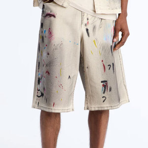 2026 Latest Selling Men Denim <b>Shorts</b> Slim Fit Quick Dry Casual 100% Cotton Elastic Waist Sporty Style with Reasonable Price Sale - Product Image 1