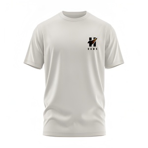 Camiseta al por mayor con cuello redondo, logotipo personalizado, manga corta, camiseta de algodón para hombre, para uso casual, uniforme de empresa, fabricante de ropa. - Product Image 4