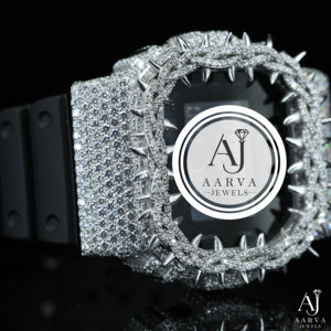 AARVA JEWELS <b>Men's</b> Luxury Sport Stainless Steel <b>Square</b> Digital <b>Watch</b> 25mm Sapphire Crystal Dial 3BAR Water Resistant Silicone - Product Image 3