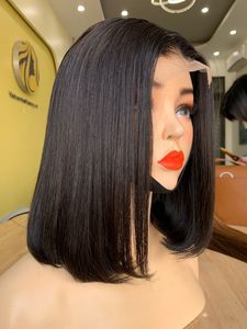 วิกผมมนุษย์ทรงตรงบ๊อบตัดตรงมีโครงเบอร์กันดี100% ต่อผมเวียดนาม - Product Image 2
